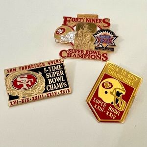 Super Bowl Champions San Francisco 49ers Pin Lot
